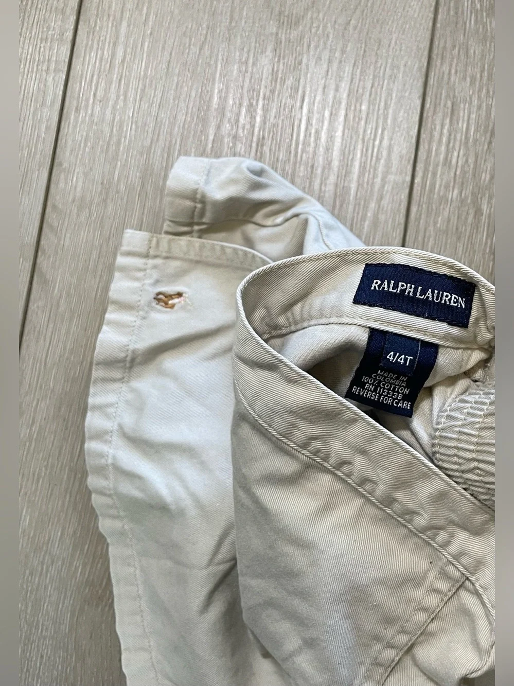 Polo Ralph Lauren 4T White Tennis Skort Old Money Aesthetic‎ Tan Y2k Vintage
